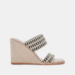 DOLCE VITA Wedges*Abigal Wedges Black White Stella