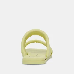 DOLCE VITA Sandals*Adore Sandals Lemon Cream Leather