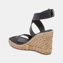DOLCE VITA Wedges*Aldona Wedges Black Leather
