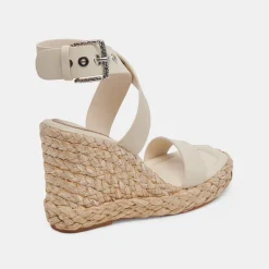 DOLCE VITA Wedges*Aldona Wedges Ivory Leather