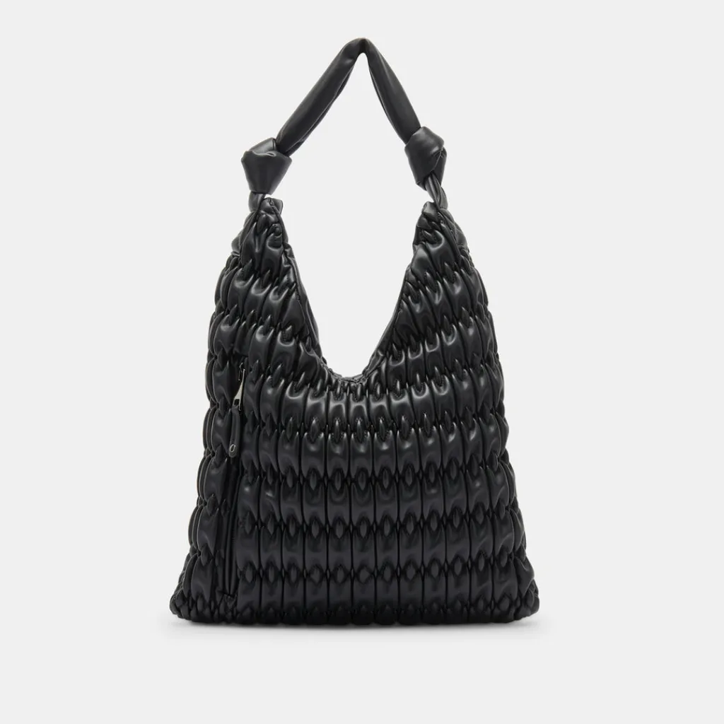 DOLCE VITA Handbags*Angie Tote Black Faux Leather