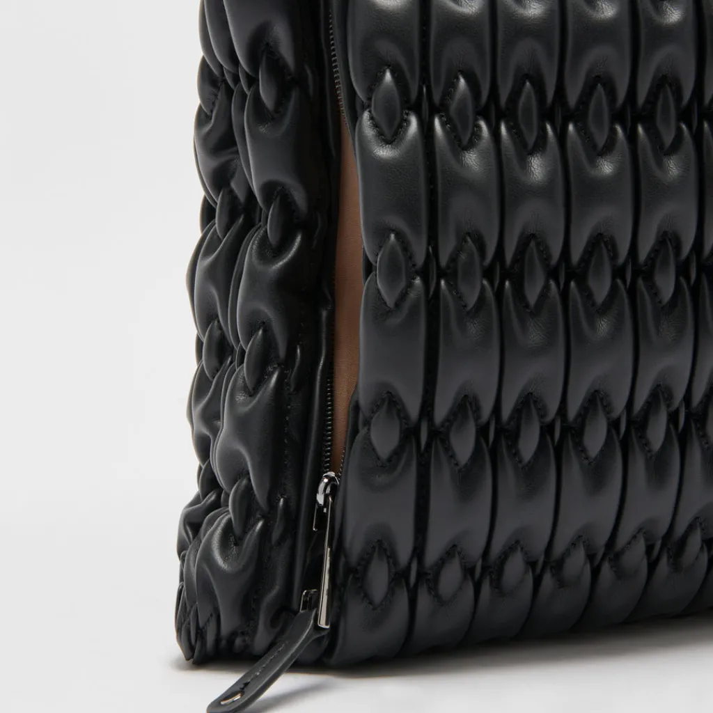 DOLCE VITA Handbags*Angie Tote Black Faux Leather