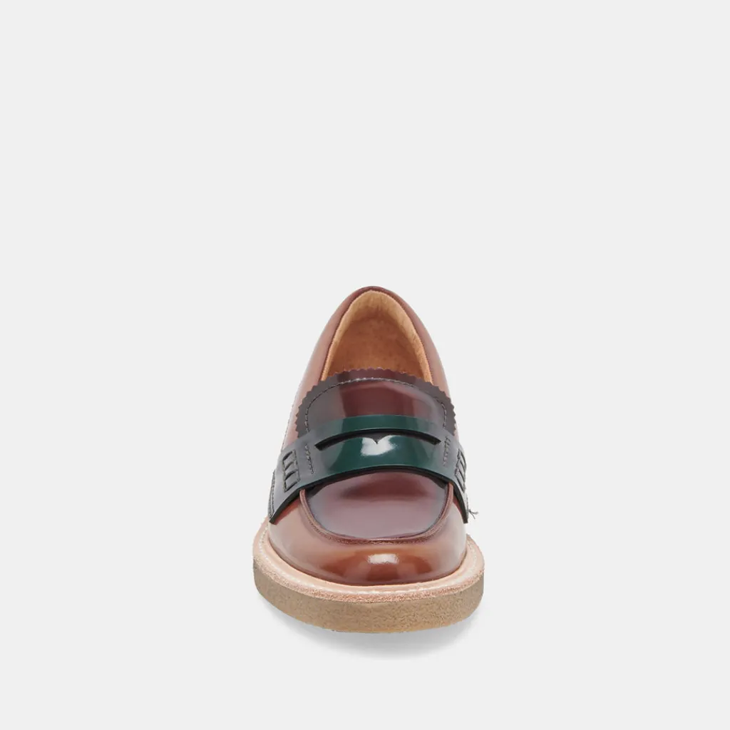 DOLCE VITA Flats & Loafers*Arabel Loafers Burgundy Multi Patent Leather