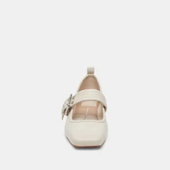 DOLCE VITA Flats & Loafers*Arora Ballet Flats Ivory Crinkle Patent