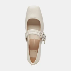 DOLCE VITA Flats & Loafers*Arora Ballet Flats Ivory Crinkle Patent