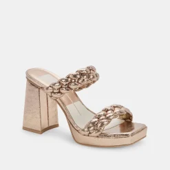 DOLCE VITA Heels*Ashby Heels Dark Gold Crackled Stella