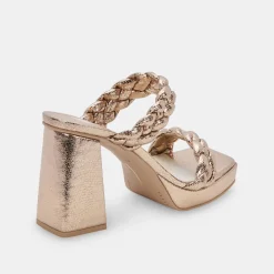 DOLCE VITA Heels*Ashby Heels Dark Gold Crackled Stella