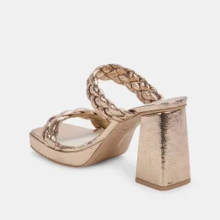 DOLCE VITA Heels*Ashby Heels Dark Gold Crackled Stella