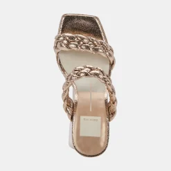 DOLCE VITA Heels*Ashby Heels Dark Gold Crackled Stella