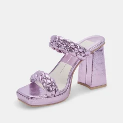 DOLCE VITA Sandals*Ashby Heels Lilac Crackled Stella