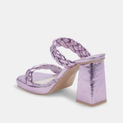 DOLCE VITA Sandals*Ashby Heels Lilac Crackled Stella