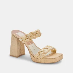 DOLCE VITA Heels*Ashby Heels Lt Natural Raffia