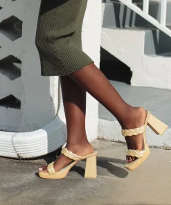 DOLCE VITA Heels*Ashby Heels Lt Natural Raffia