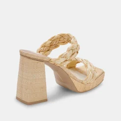 DOLCE VITA Heels*Ashby Heels Lt Natural Raffia