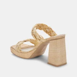 DOLCE VITA Heels*Ashby Heels Lt Natural Raffia