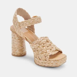 DOLCE VITA Heels*Asher Heels Lt Natural Raffia