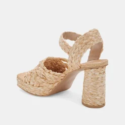DOLCE VITA Heels*Asher Heels Lt Natural Raffia
