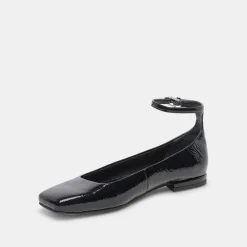 DOLCE VITA Flats & Loafers*Ashya Ballet Flats Midnight Crinkle Patent