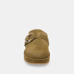 DOLCE VITA Flats & Loafers*Astor Plush Flats Olive Suede