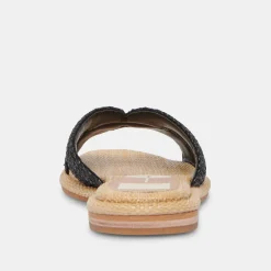 DOLCE VITA Sandals*Atomic Sandals Black Raffia