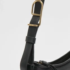 DOLCE VITA Handbags*Audri Shoulder Bag Black Leather