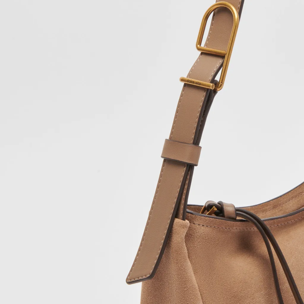 DOLCE VITA Handbags*Audri Shoulder Bag Chanterelle Suede