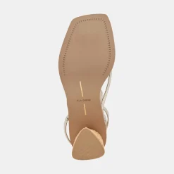DOLCE VITA Sandals*Banita Sandals Light Gold Crackled Stella