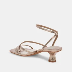 DOLCE VITA Heels*Baylor Heels Dark Gold Crackled Stella