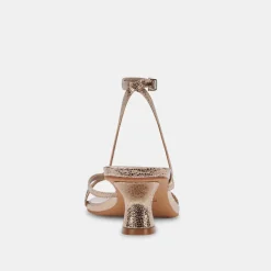 DOLCE VITA Heels*Baylor Heels Dark Gold Crackled Stella