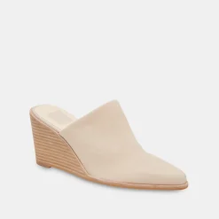 DOLCE VITA Wedges*Beema Mules Sand Nubuck