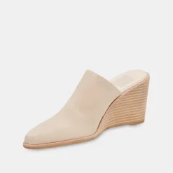 DOLCE VITA Wedges*Beema Mules Sand Nubuck