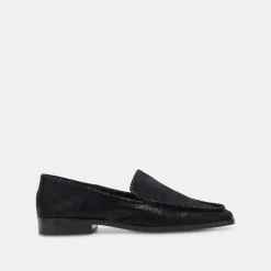 DOLCE VITA Flats & Loafers*Beny Flats Onyx Embossed Leather