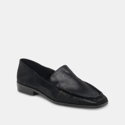 DOLCE VITA Flats & Loafers*Beny Flats Onyx Embossed Leather