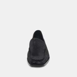 DOLCE VITA Flats & Loafers*Beny Flats Onyx Embossed Leather