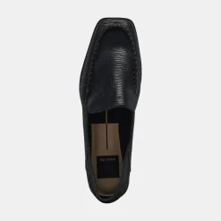 DOLCE VITA Flats & Loafers*Beny Flats Onyx Embossed Leather