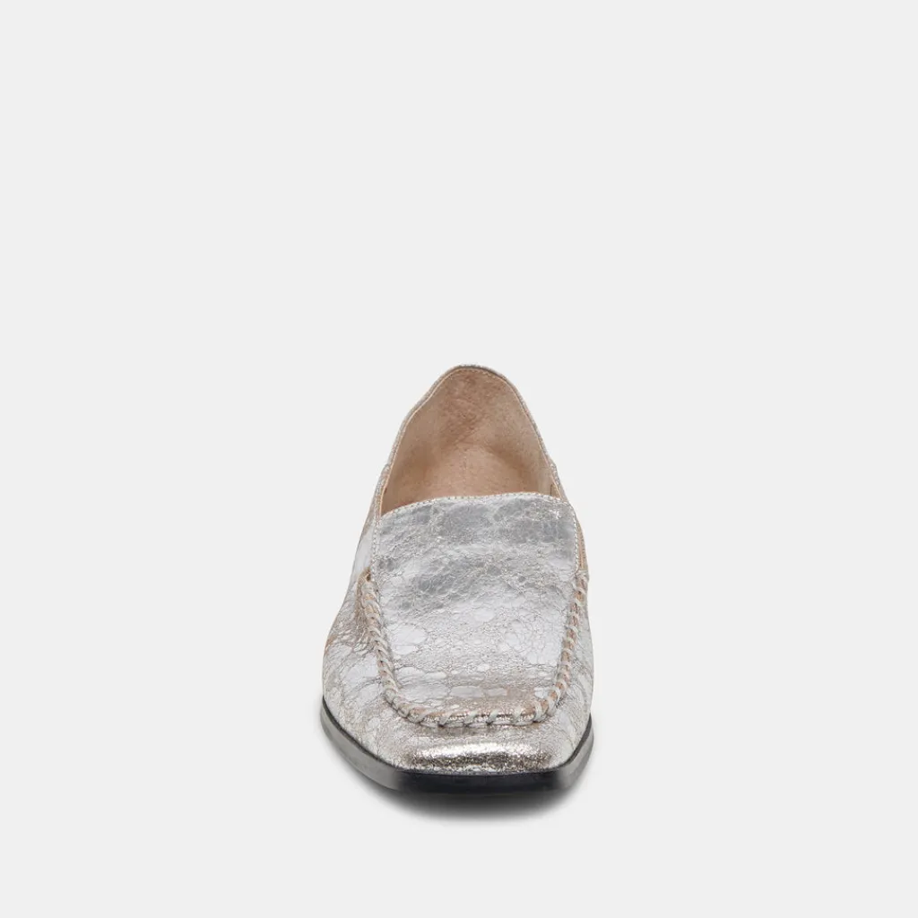 DOLCE VITA Flats & Loafers*Beny Flats Silver Distressed Leather