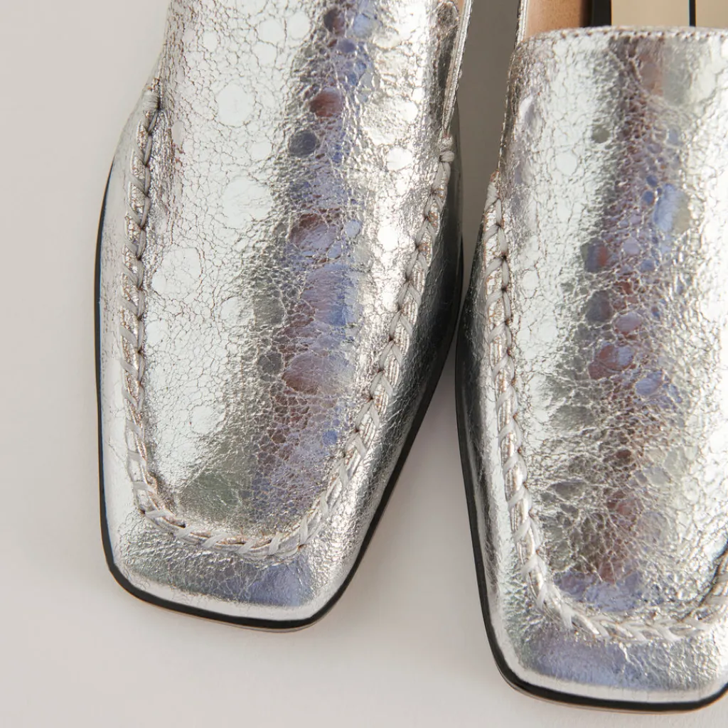 DOLCE VITA Flats & Loafers*Beny Flats Silver Distressed Leather