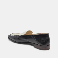 DOLCE VITA Flats & Loafers*Beny Flats White Black Crinkle Patent