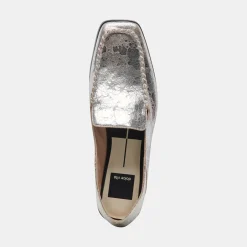 DOLCE VITA Flats & Loafers*Beny Wide Flats Silver Distressed Leather