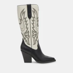 DOLCE VITA Boots & Booties*Blanch Boots Black White Leather