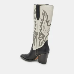 DOLCE VITA Boots & Booties*Blanch Boots Black White Leather