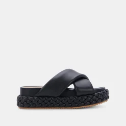DOLCE VITA Wedges*Blume Sandals Black Stella