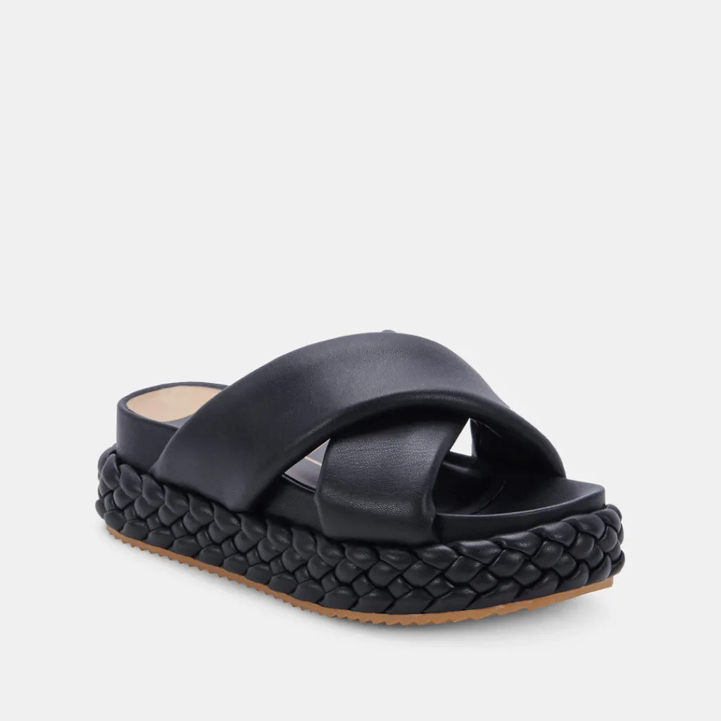 DOLCE VITA Wedges*Blume Sandals Black Stella