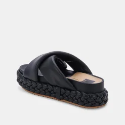 DOLCE VITA Wedges*Blume Sandals Black Stella