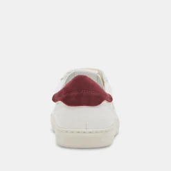 DOLCE VITA Sneakers*Boden Sneakers White Maroon Leather