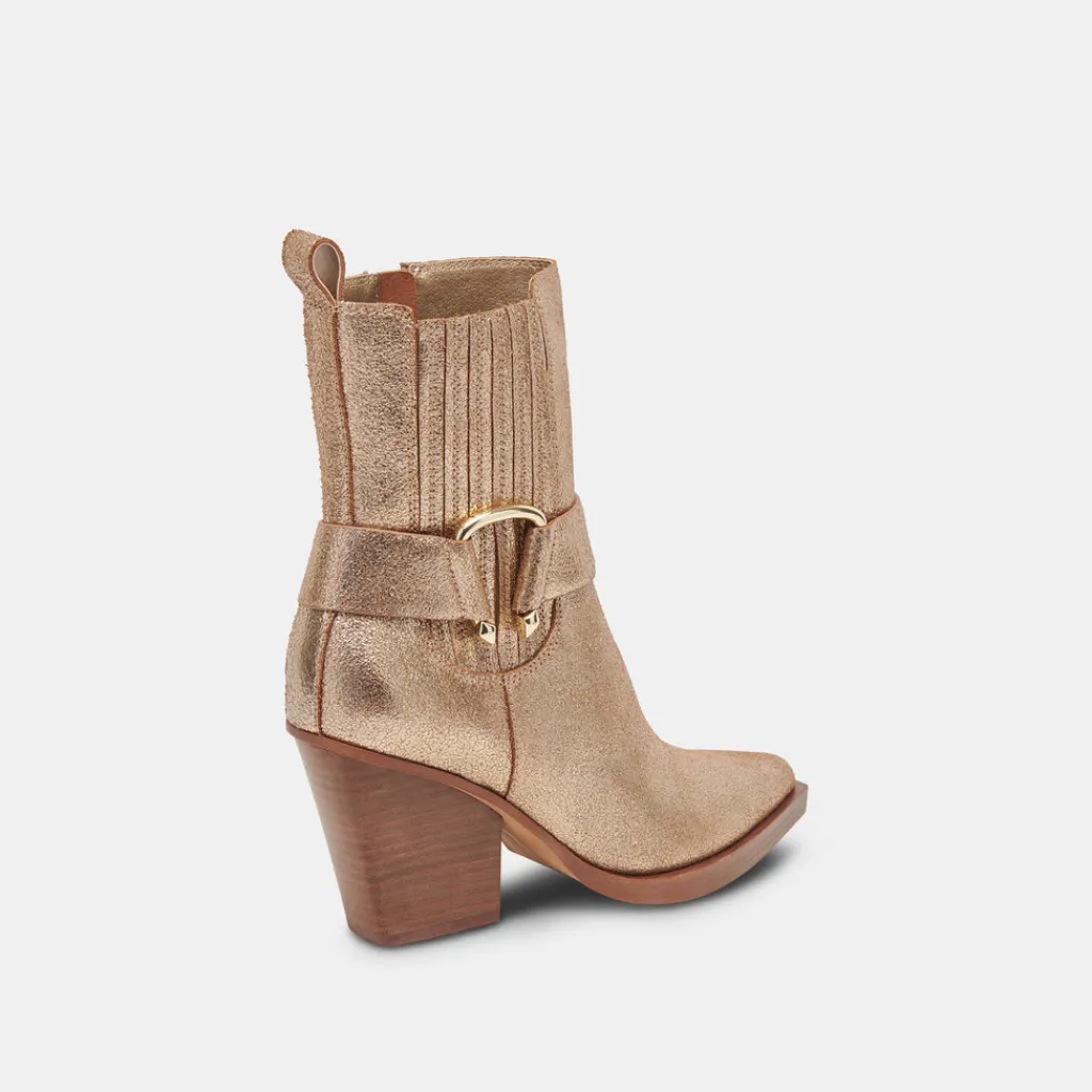 DOLCE VITA Boots & Booties*Bounty Boots Rose Gold Distressed Leather