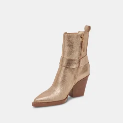 DOLCE VITA Boots & Booties*Bounty Boots Rose Gold Distressed Leather