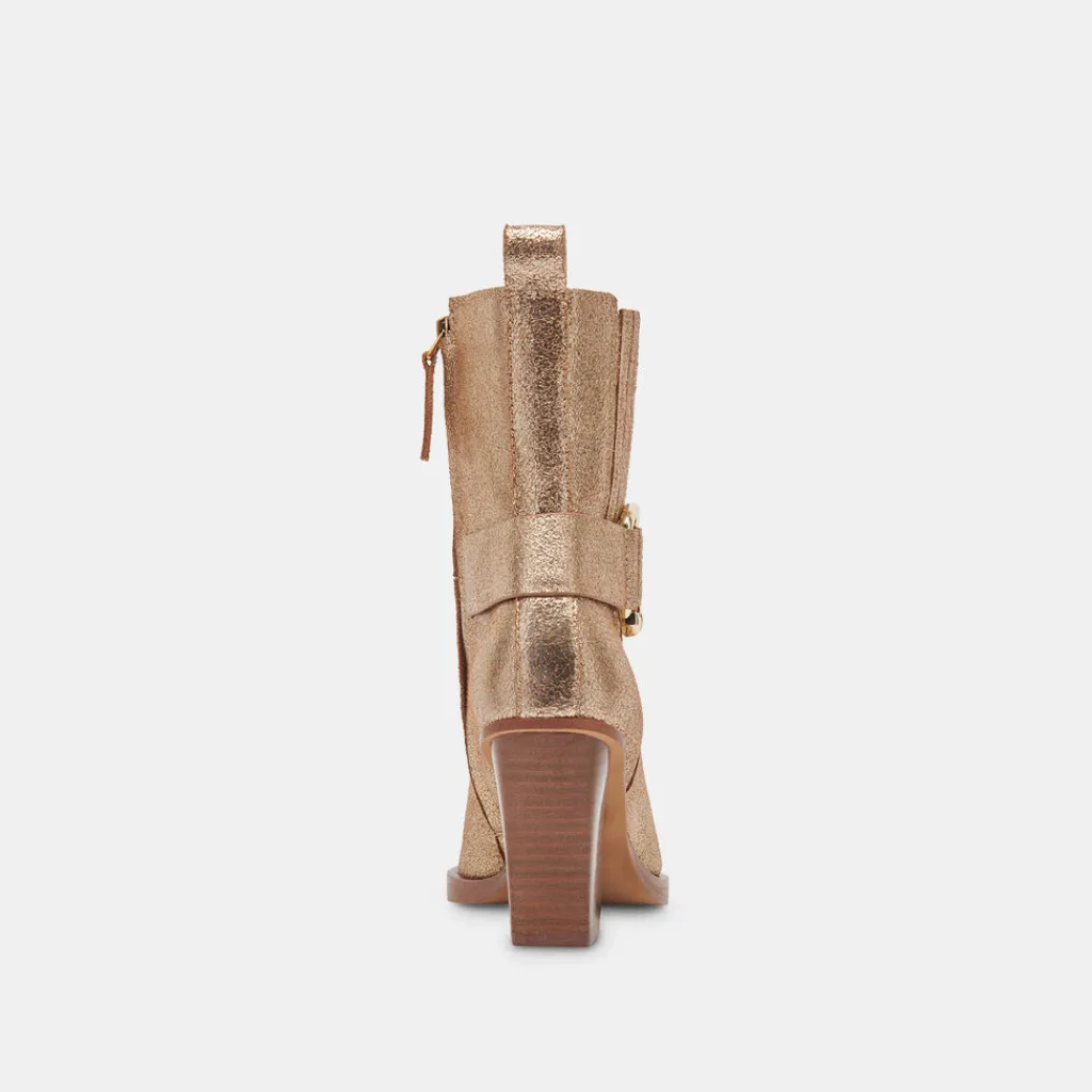 DOLCE VITA Boots & Booties*Bounty Boots Rose Gold Distressed Leather