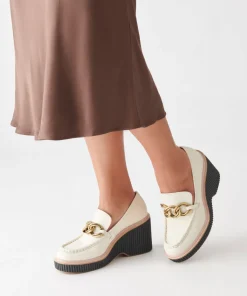 DOLCE VITA Wedges*Brenan Wedges Off White Leather