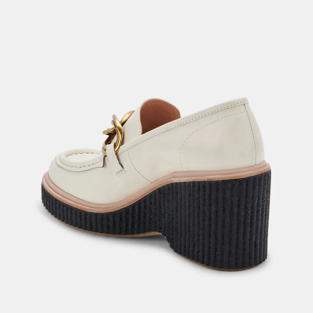 DOLCE VITA Wedges*Brenan Wedges Off White Leather